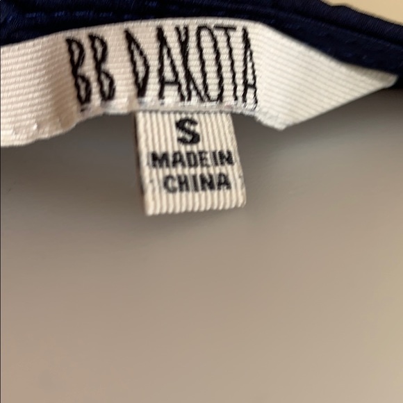 NWOT BB Dakota Sapphire Blue Tie Dress, S - Picture 4 of 4